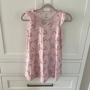 Light pink Easter Bunny cotton nightgown. Girls size 10. Gap